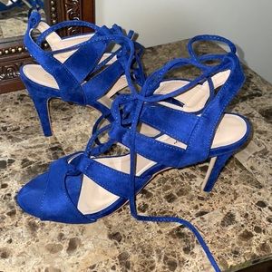 Blue heels